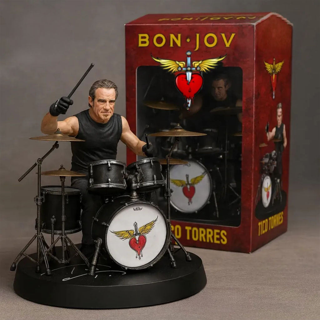 Bon Jovi Band Member Tico Torres Acrylic Plaque Bon Jovi Merch Best Gifts For Music Lovers - Merchluma