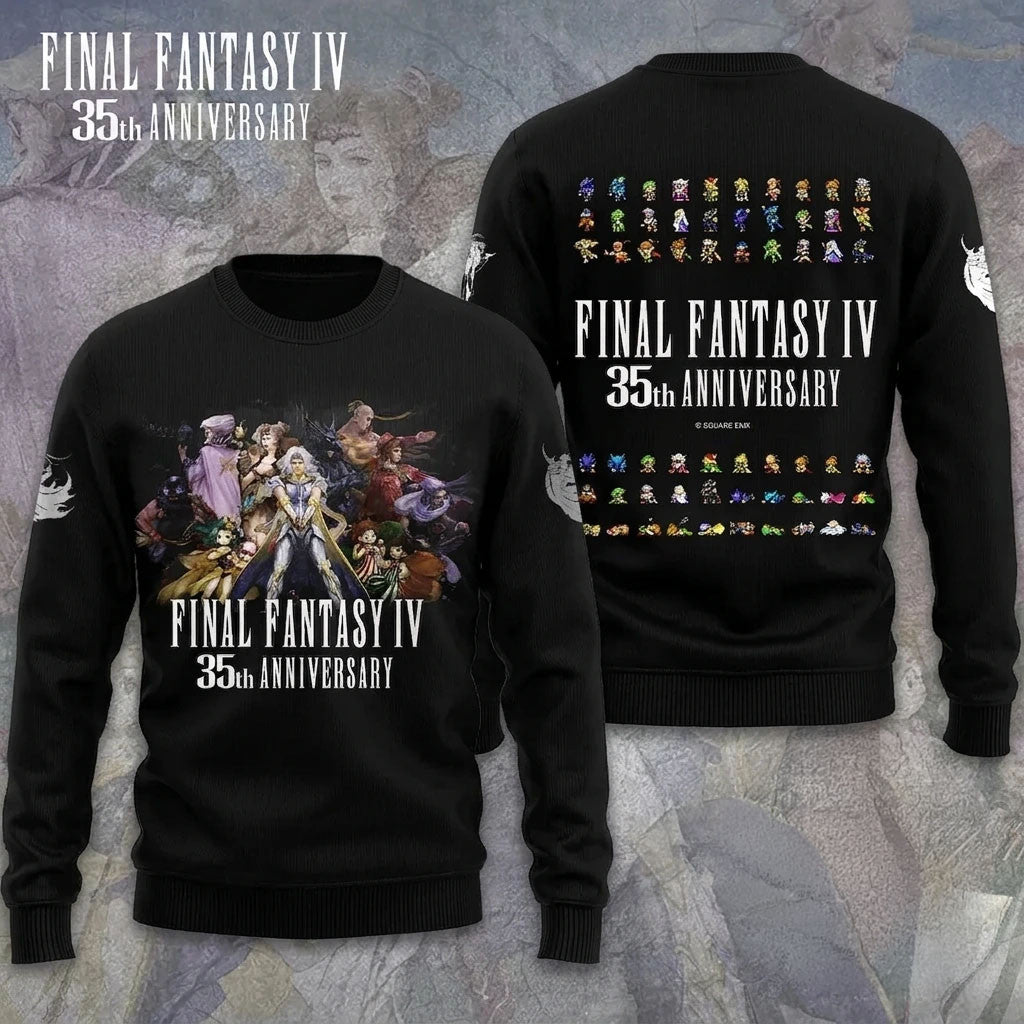 Final Fantasy IV 35Th Anniversary Sweatshirt 2026 Final Fantasy IV Merch Gift For Gamers - Merchluma