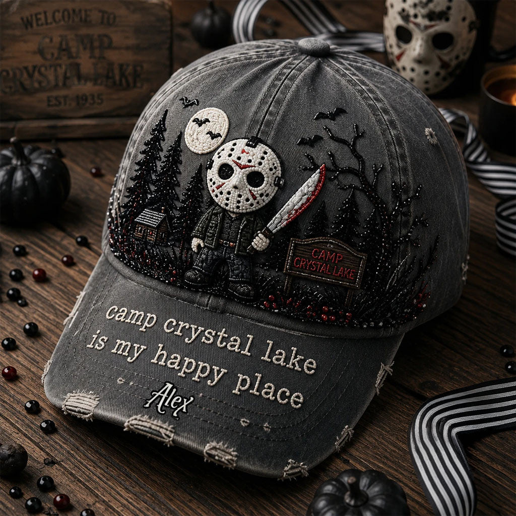 Personalized Friday The 13th Quote Halloween 2026 Hat Friday The 13th Merch Spooky Gifts - Merchluma