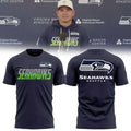 Seattle Seahawks Engineered For Greatness Mike Macdonald Navy Shirt Seattle Football Merch - Merchluma