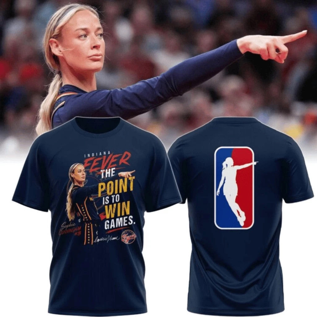 Sophie Cunningham The Point Is To Win Games T-Shirt Sophie Cunningham Potting Shirt Fan Merch - Merchluma