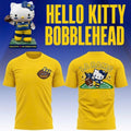 Los Angeles Rams Hello Kitty Bobblehead T-Shirt LA Rams Merch Best Gift For Football Fans - Merchluma