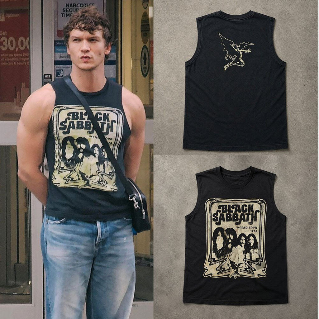 Connor Storrie In Toronto 2004 Black Sabbath Tank Top Unique Gift For Husband - Merchluma