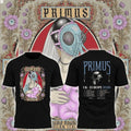 Primus UK Europe Tour 2026 Black T-Shirt Vintage Alternative Metal Band Concert Tee Primus Merch - Merchluma