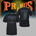 Primus UK Europe Tour 2026 Black T-Shirt Vintage Lighthouse Rock Concert Tee Primus Merch Gifts - Merchluma