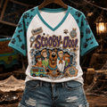 Scooby Doo Let's Solve This V-Neck Shirt Scooby Doo Mecha Birthday Ideas For Sisters - Merchluma