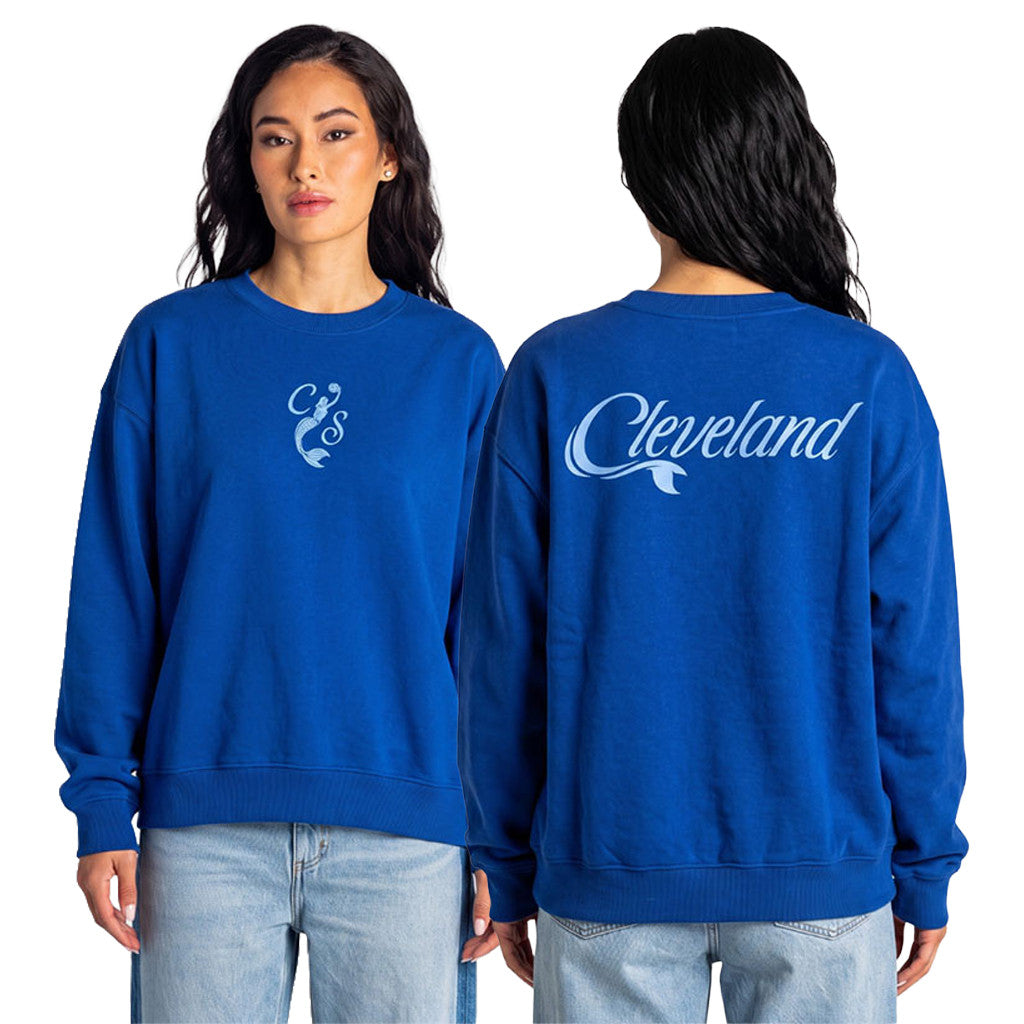 Cleveland Sirens Merch 2026 Wild Collective Siren Crewneck Sweatshirt Basketball Fan Gift Ideas - Merchluma