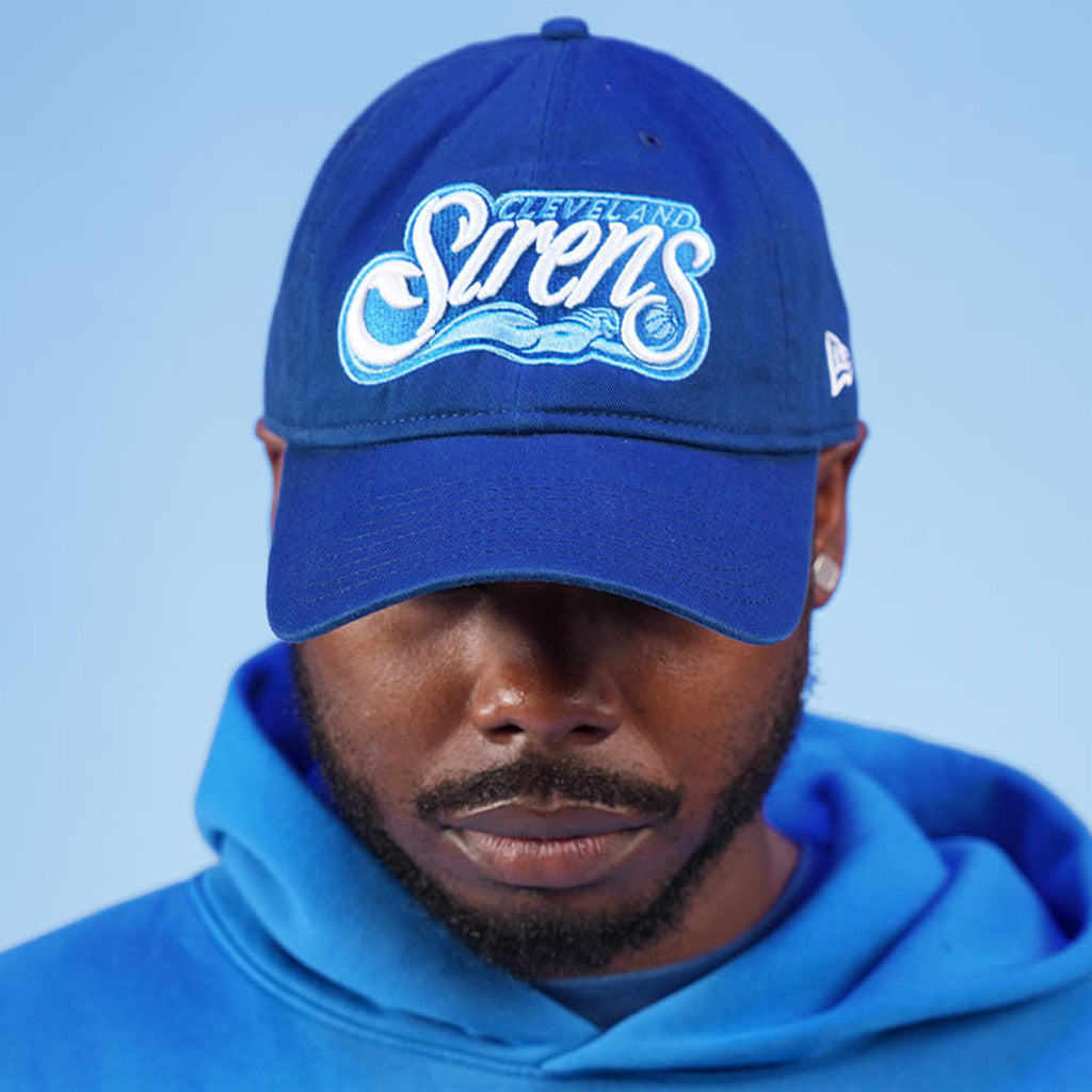 Cleveland Sirens Merch 2026 Sirens Blue 920 Primary Logo Hat Embroidered Basketball Fan Gear - Merchluma