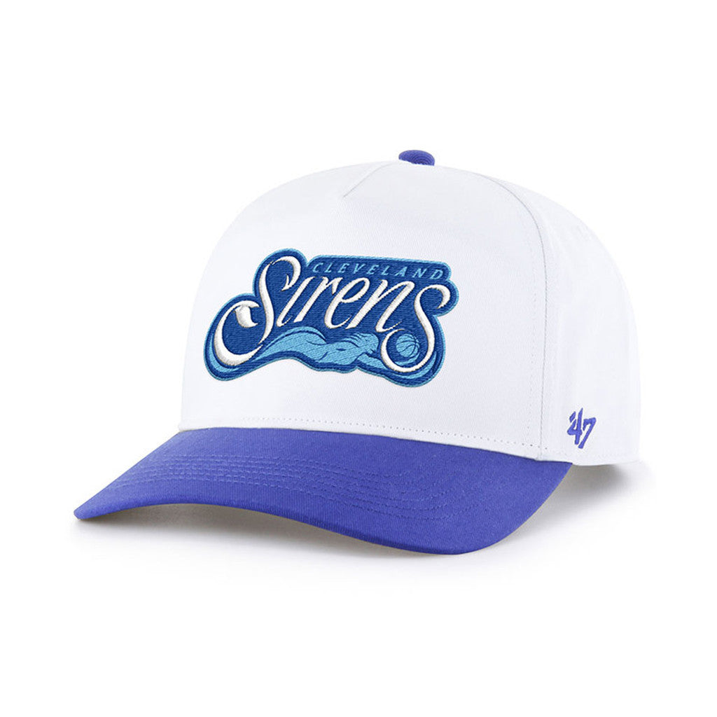 Cleveland Sirens Merch 2026 Sirens Blue And White Primary Logo Hitch Hat Embroidered Fan Gear - Merchluma