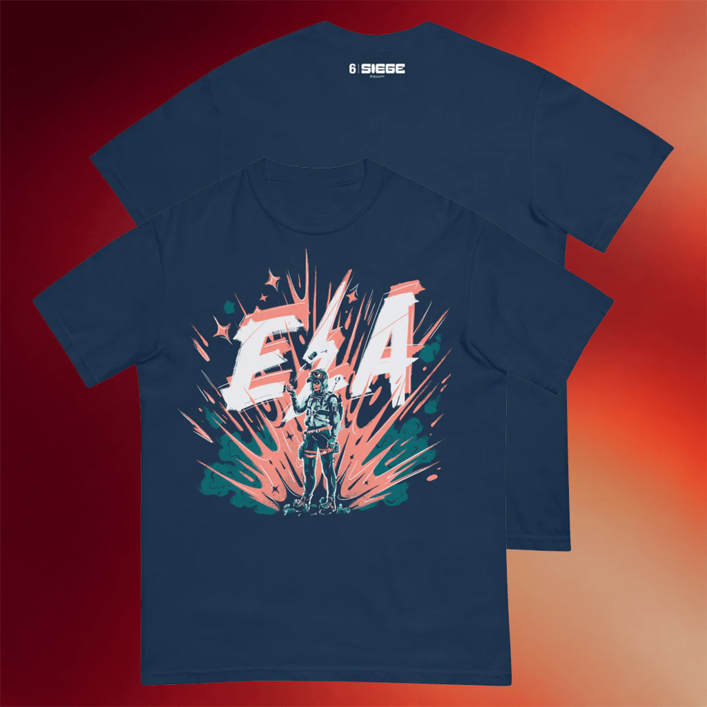 Tom Clancy's Rainbow Six Siege Merch 2026 Six Siege ELA T-Shirt Birthday Ideas For Husband - Merchluma