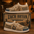 Zach Bryan Heading South Shoes Something In The Orange Loafers Zach Bryan Merch Fan Gifts - Merchluma