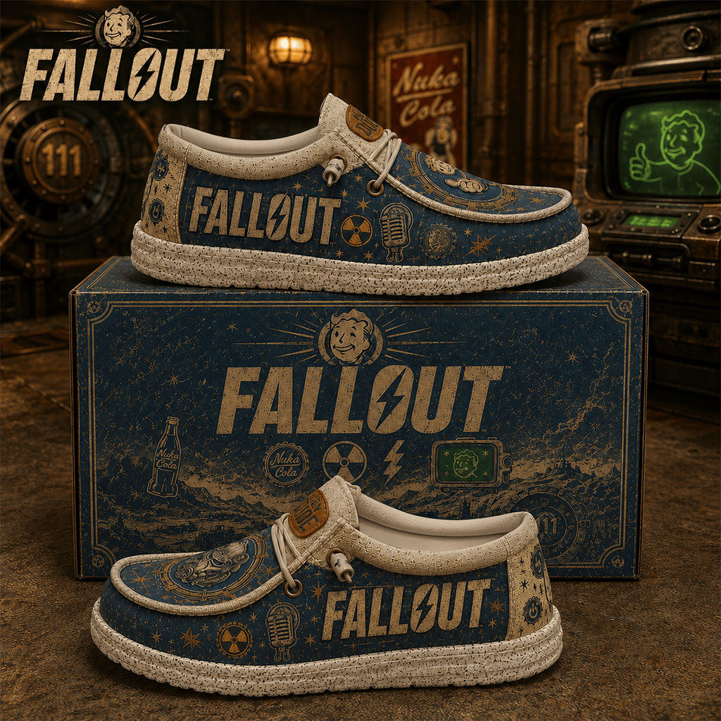 Fall Out Shoes Vault Boy Loafers Fall Out Merch 2026 Birthday Ideas For Husband - Merchluma