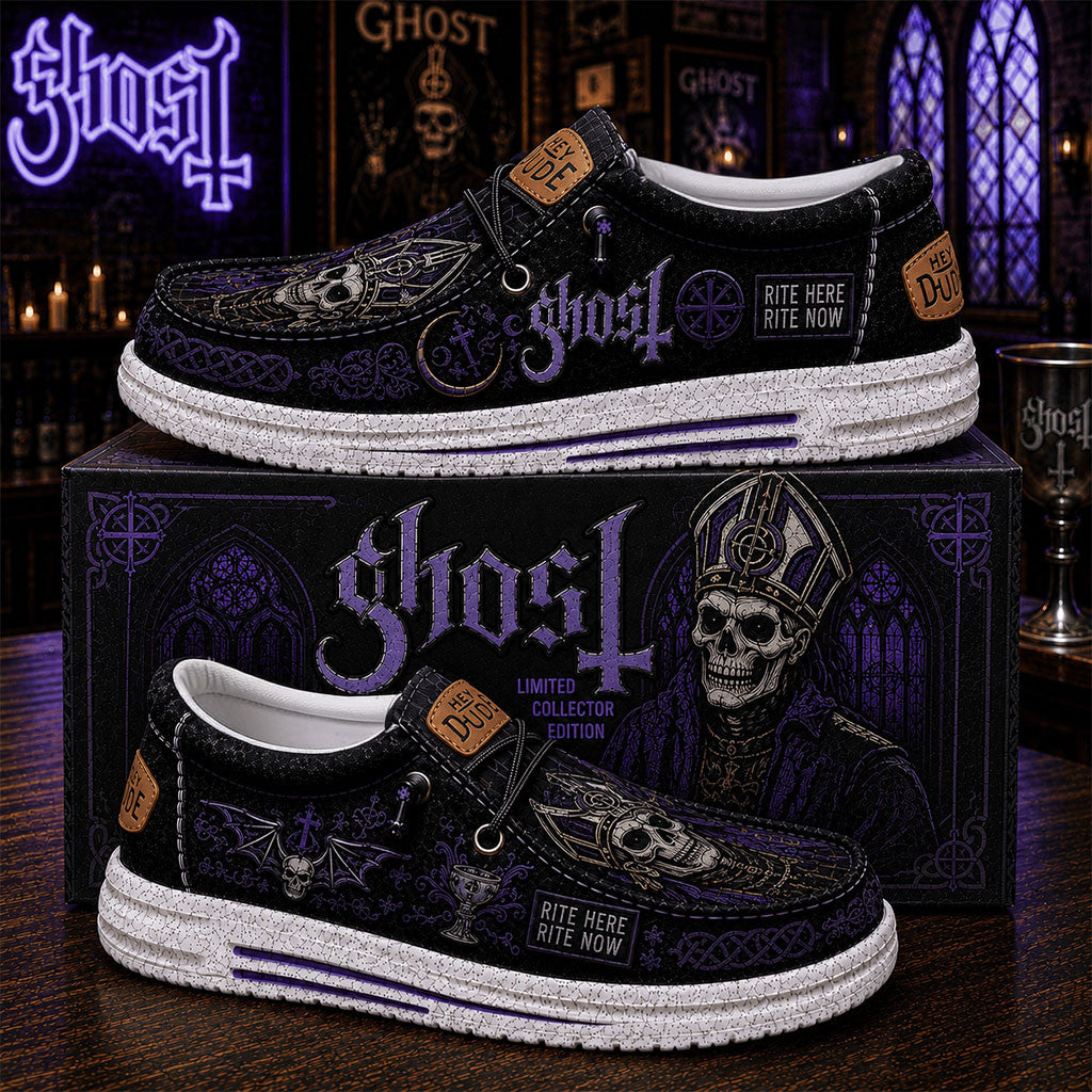 Ghost Band Merch 2026 Rite Here Rite Now Shoes Cool Gifts For Music Lovers - Merchluma