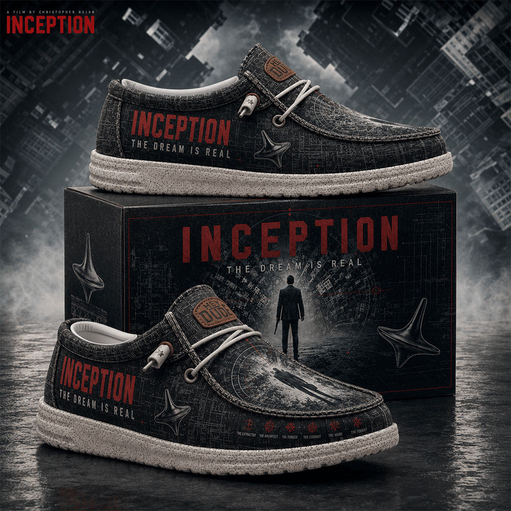 Inception The Dream Is Real Shoes Inception Merch Present For Sci Fi Movie Fans - Merchluma