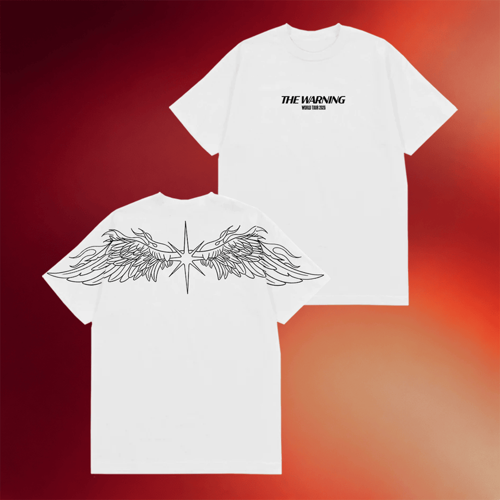 The Warning Merch 2026 TW Wings Tour T-Shirt Gift Ideas For Rock Band Fans - Merchluma