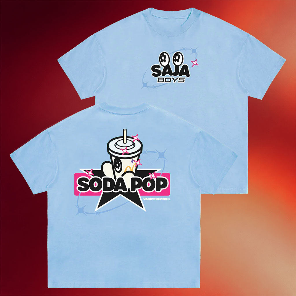 KPop Demon Hunters X McDonald's X VANDYTHEPINK Merch 2026 Saja Boys T-Shirt Soda Pop Shirt - Merchluma