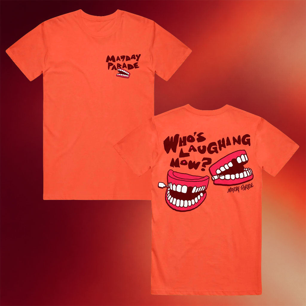 Mayday Parade Merch 2026 Who's Laughing Now T-Shirt Gift Ideas For Rock Lovers - Merchluma