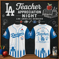 Los Angeles Dodgers Teacher Appreciation Night Baseball Jersey LA Dodgers Merch Gift For Fans - Merchluma