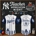 New York Yankees Teacher Appreciation Night Baseball Jersey NY Yankees Merch Baseball Fan Gifts - Merchluma