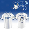Ontario Tower Buzzers X Hello Kitty Striped 2026 Jersey Buzzers Merch Cute Game Day Gifts - Merchluma