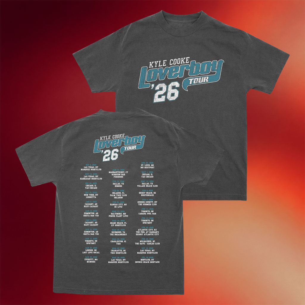 Loverboy Merch 2026 DJ Kyle Cooke Tour '26 T-Shirt Kyle Cooke Merch Best Gift For Fans - Merchluma