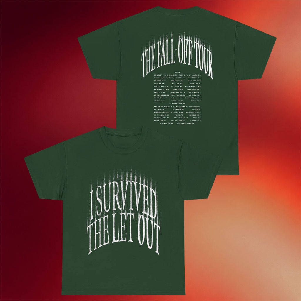 J Cole Fall Off Tour Merch 2026 The Let Out T-Shirt J Cole Merch Concert Outfits For Rap Fans - Merchluma