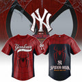 New York Yankees X Spider-Man Brand New Day 2026 Theme Game Jersey NY Yankees Merch Fan Present - Merchluma