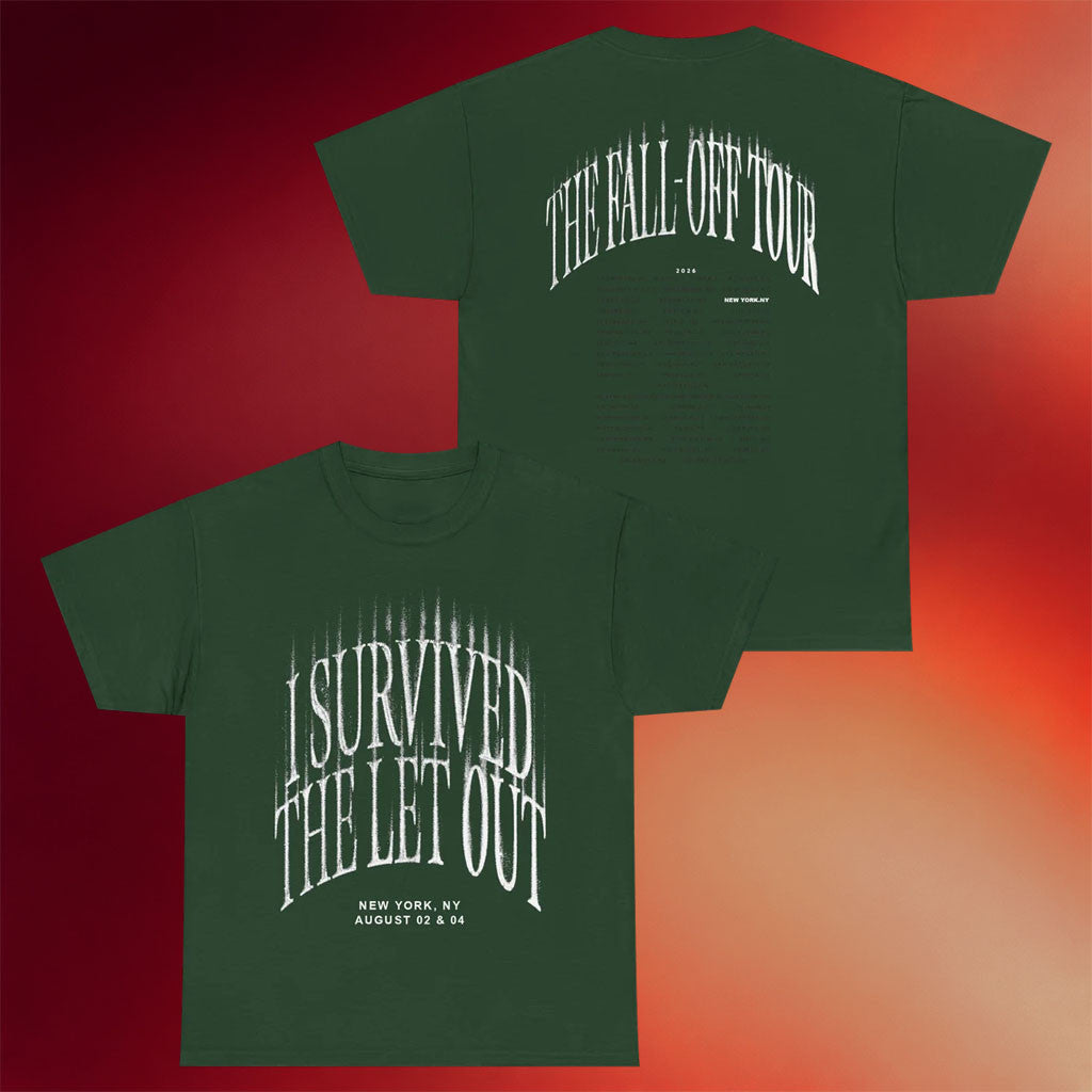 J Cole Fall Off Tour Merch 2026 The Let Out T-Shirt New York Tee J Cole Merch Gift For Rap Fans - Merchluma