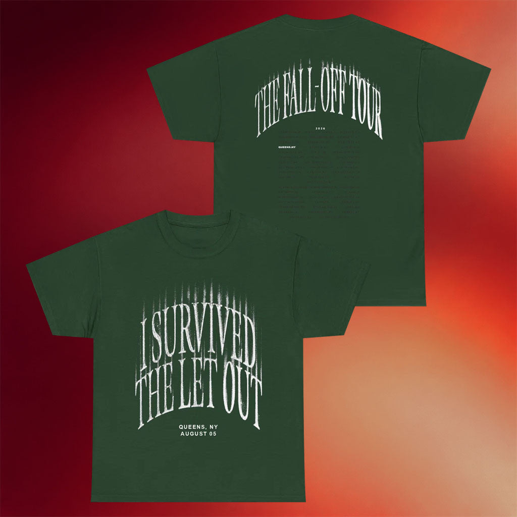 J Cole Fall Off Tour Merch 2026 The Let Out T-Shirt Queens Tee J Cole Concert Merch Best Gifts - Merchluma