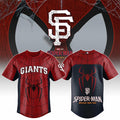 San Francisco Giants X Spider-Man Brand New Day 2026 Theme Game Jersey SF Giants Merch Gifts - Merchluma