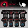 All Baseball Team X Breaking Benjamin American Tour 2026 Baseball Jersey Breaking Benjamin Merch - Merchluma