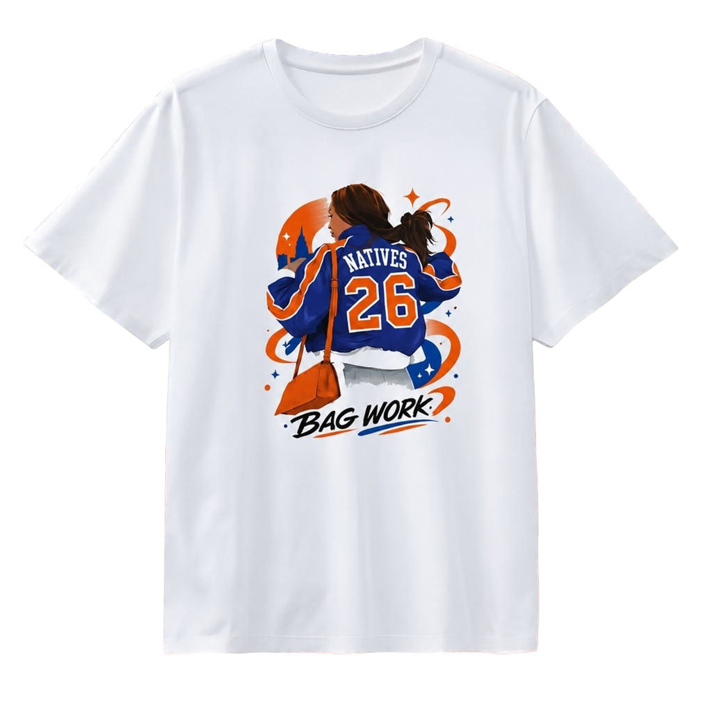 Natives 26 Bag Work New York City Style T-Shirt Jordyn Woods Merch Gifts For Fans - Merchluma