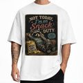 Not Today I'm On Snack Duty Raccoon T-Shirt Snack Time Shirt Gift For Brothers - Merchluma