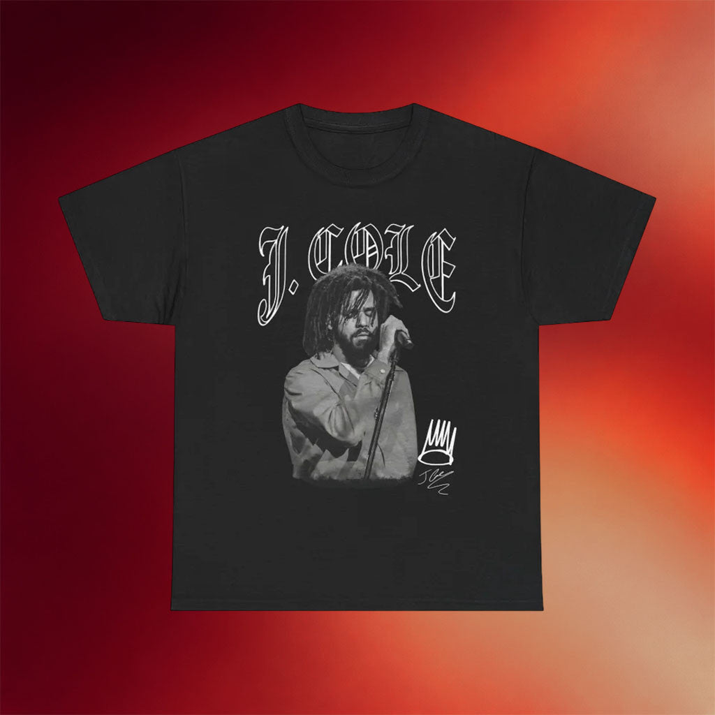 J Cole Fall Off Tour Merch 2026 Hip Hop T-Shirt Black J Cole Tour Merch Gift For Rapper Fans - Merchluma