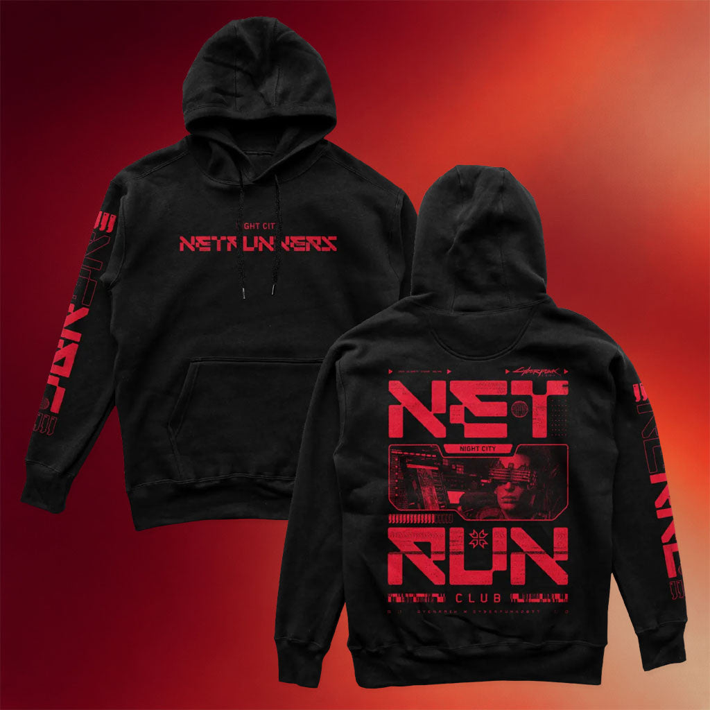 Cyberpunk 2077 Merch 2026 Net Run Club Hoodie Video Game Lovers Hoodie Gifts For Brothers - Merchluma