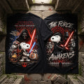 Snoopy Jedi x Kylo Ren Star Wars The Force Awakens T-Shirt Snoopy Merch Gifts For Son - Merchluma