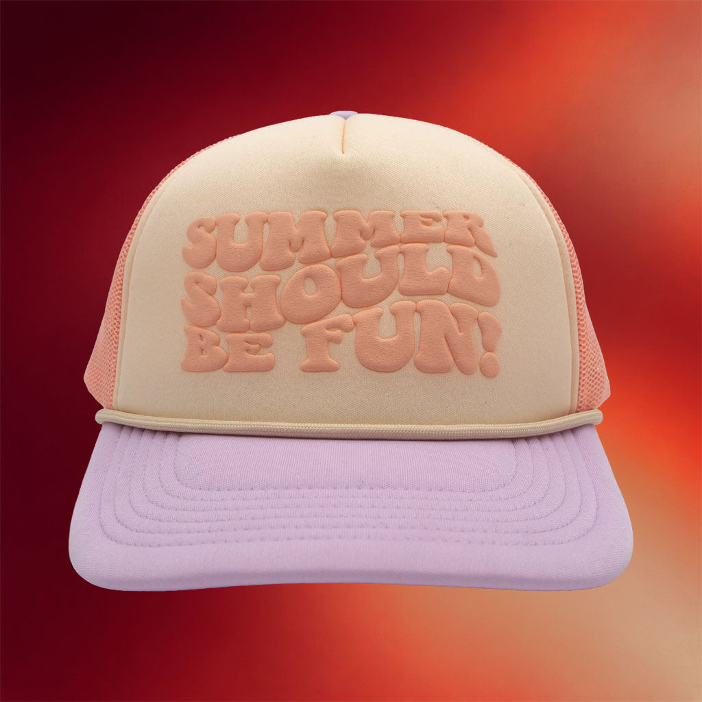 Loverboy Merch 2026 Summer Should Be Fun Trucker Hat Birthday Ideas For Friends - Merchluma