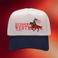 Hudson Westbrook Merch 2026 American Rider Hat Two-Tone Cap Gift For Country Music Fans - Merchluma