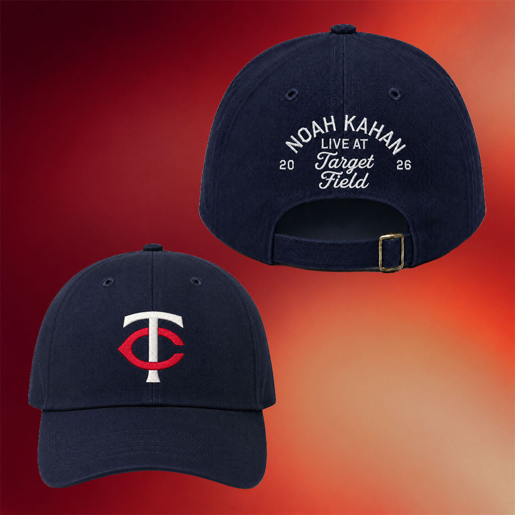 Noah Kahan Merch 2026 Noah Kahan Minnesota Twins Target Field Hat Embroidered Gift For Fans - Merchluma