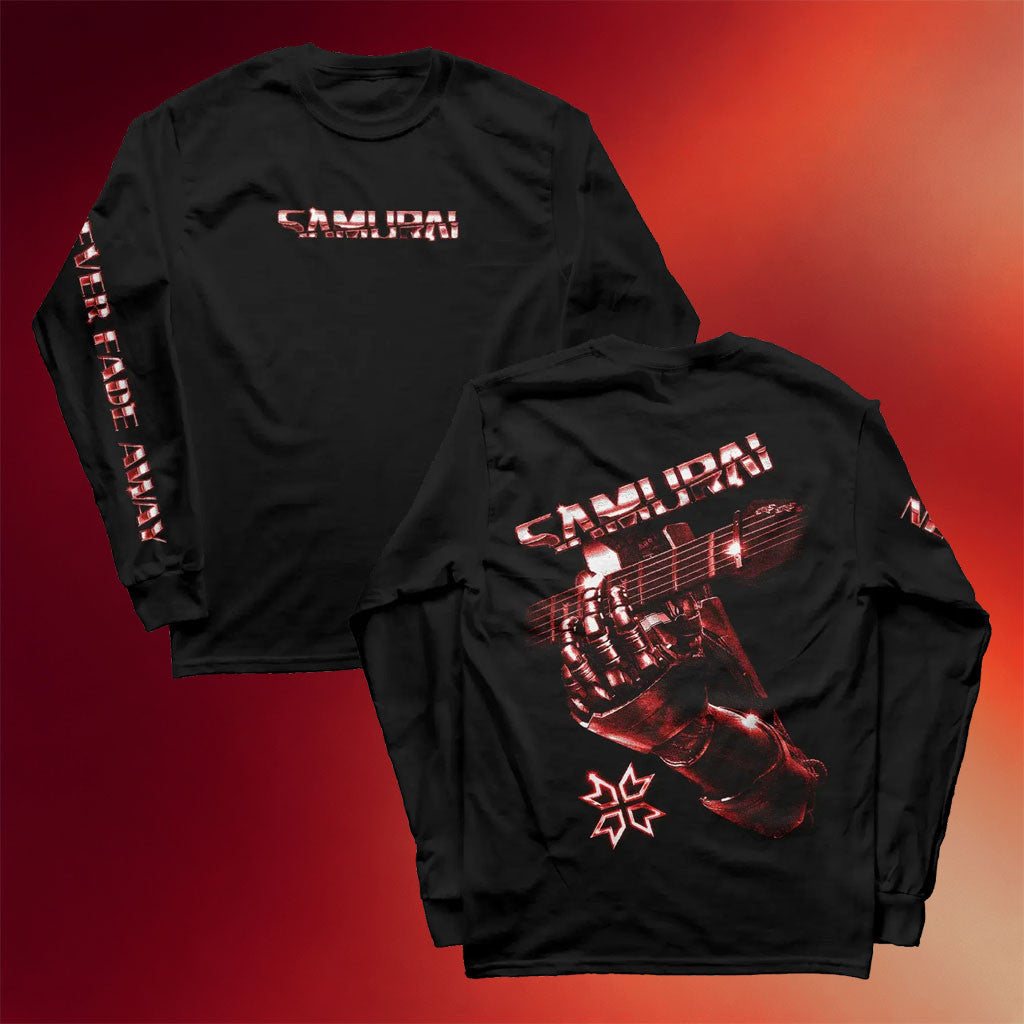 Cyberpunk 2077 Merch 2026 Samurai Retro Band Long Sleeve Shirt Gifts For Friends - Merchluma