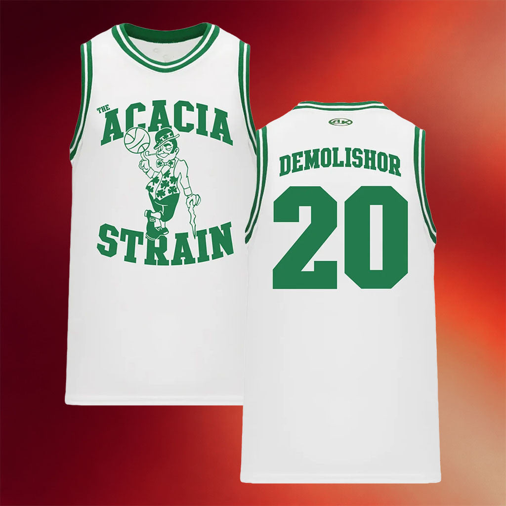 The Acacia Strain Merch 2026 Demolishor Jersey White Best Gifts For Band Fans - Merchluma