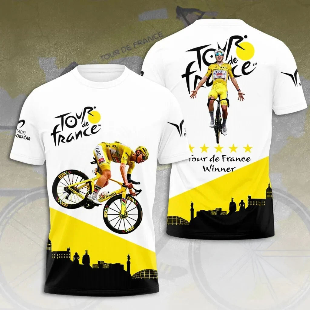 Tadej Pogacar Tour De France Winner Shirt 2026 Tadej Pogacar Merch Gifts For Brother - Merchluma