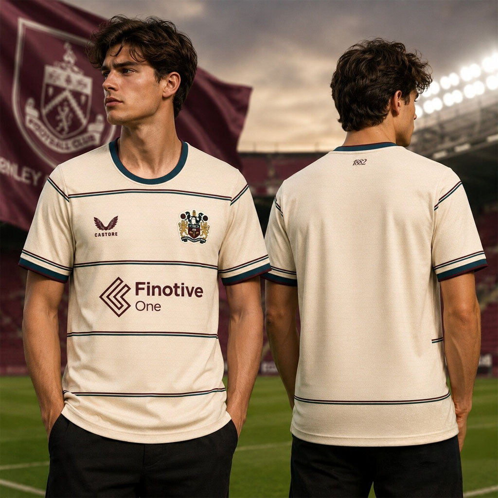 JJ Watt Burnley Football Club 2026-27 Away Kit Football Jersey Gifts Ideas For Brothers - Merchluma