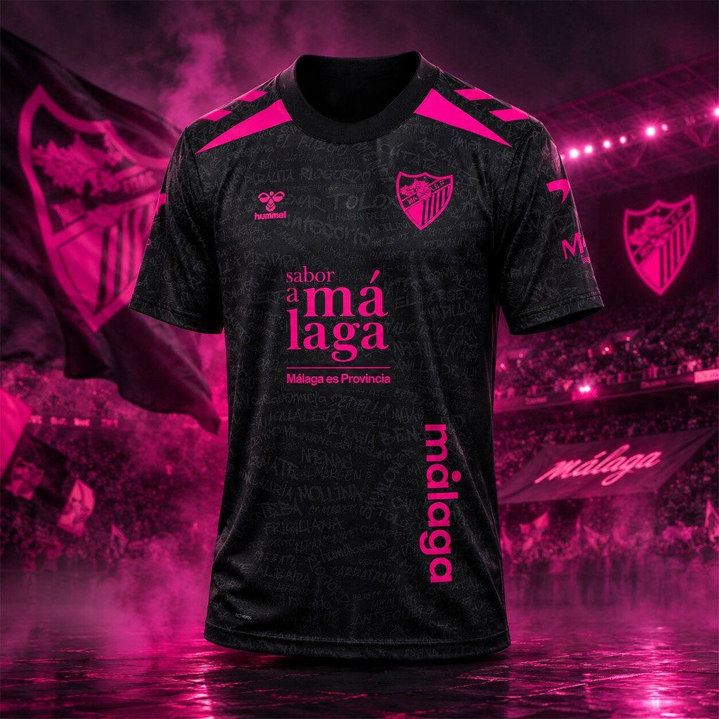 Malaga CF 2026 27 Third Kit Jersey Malaga CF Merch Best Gift For Soccer Fans - Merchluma