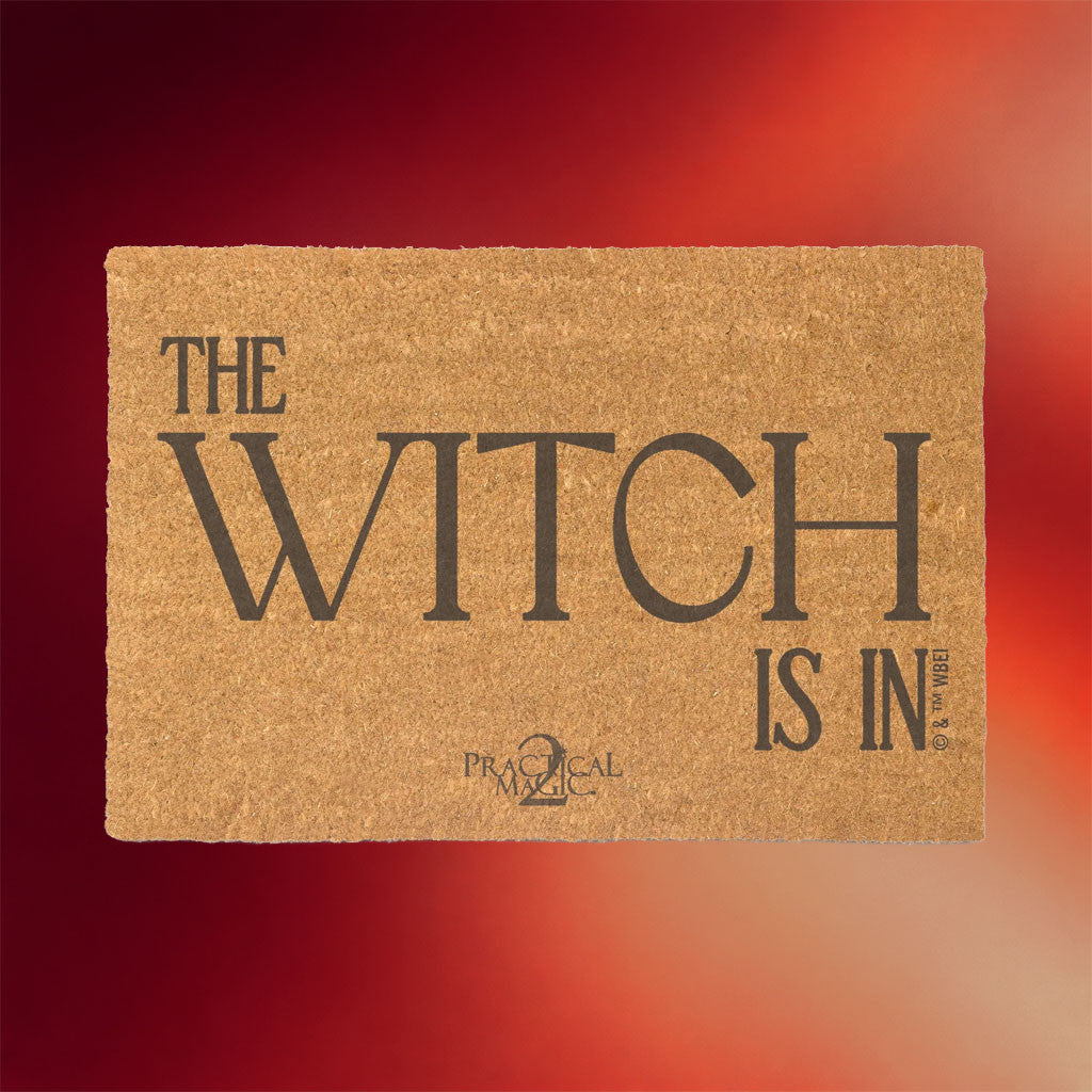 Practical Magic Merch 2026 Practical Magic 2 Doormat The Witch Is In Welcome Mat Home Decor - Merchluma