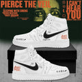 Custom Pierce The Veil Merch I Can't Hear You World Tour 2026 Signature Shoes White Fan Gifts - Merchluma