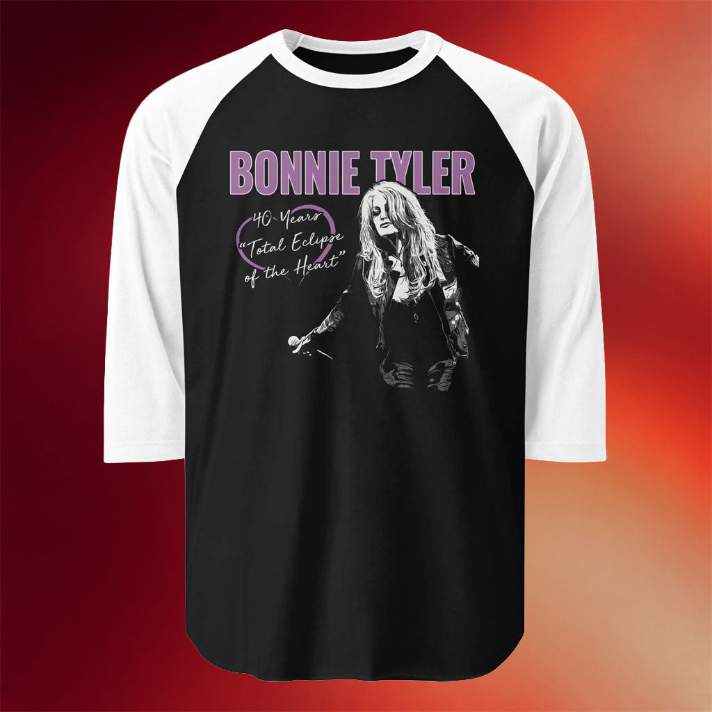 Villains Merch 2026 Bonnie Tyler Total Eclipse Of The Heart 40th Anniversary Raglan Shirt Gifts - Merchluma
