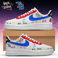 Personalized Tampa Bay Rays X Back To School Shoes Sneakers Rays Merch Gifts For Fans - Merchluma