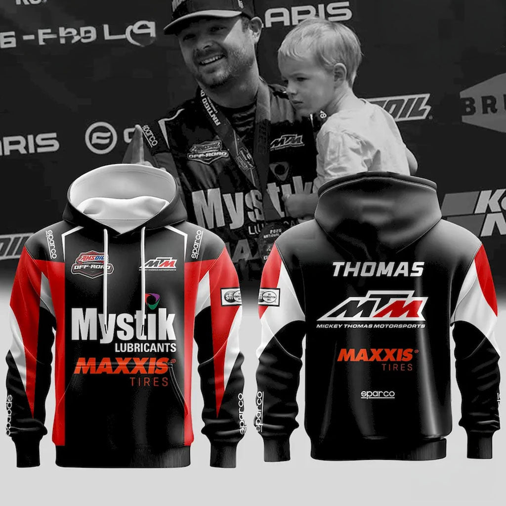 Mickey Thomas Championship Off-Road Hoodie Jersey Mickey Thomas Merch Gift For Racing Fans - Merchluma