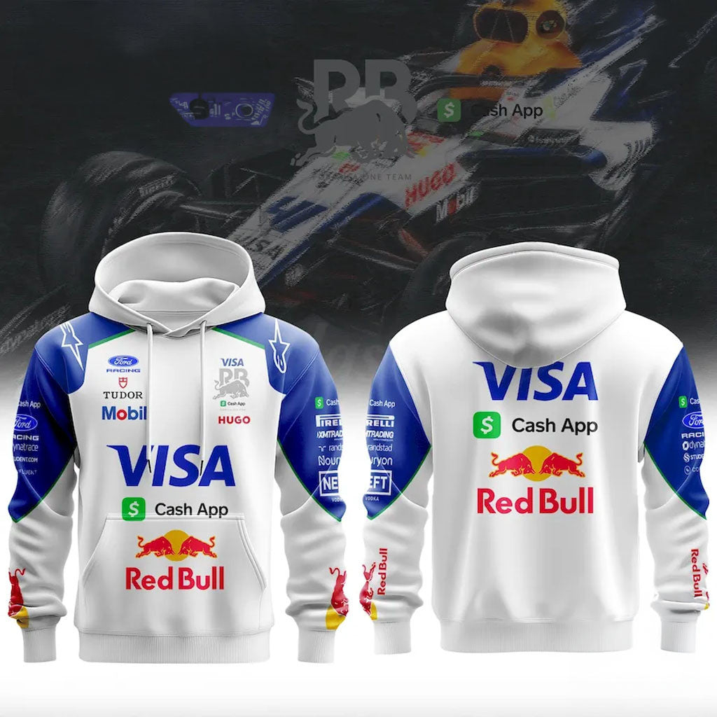 Visa Cash App Racing Bulls F1 Racing 2026 Hoodie F1 Merch Gifts For Racers - Merchluma
